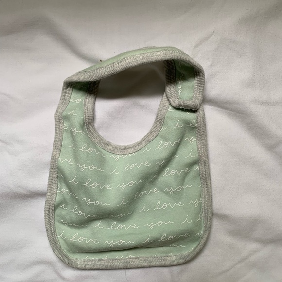 Cloud Island bibs - set of 4. Green and yellow. - Picture 4 of 9